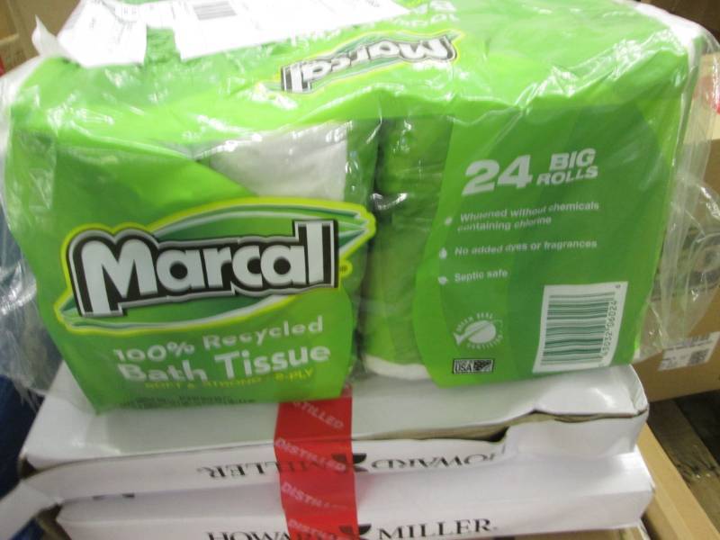 lot 266 image: 24 Pack Marcal Bath Tissue...