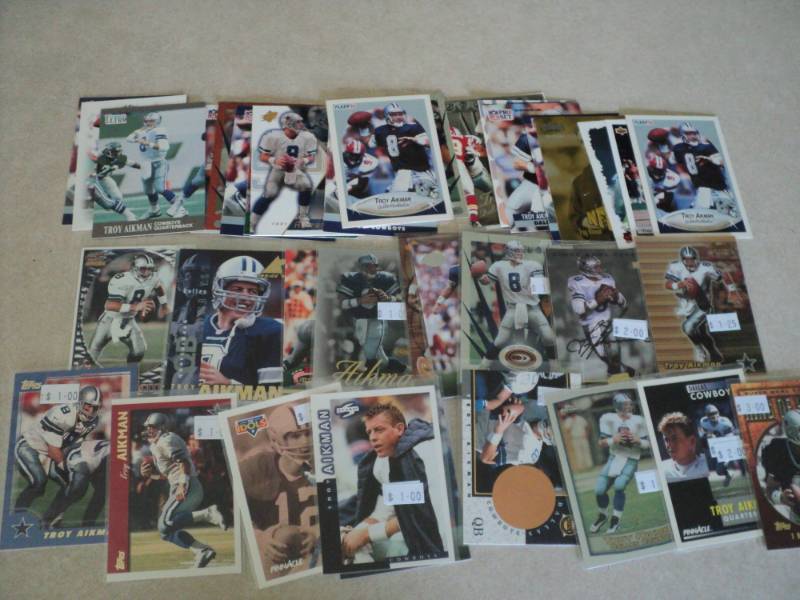 lot 10 image: 40 Troy Aikman Cards...