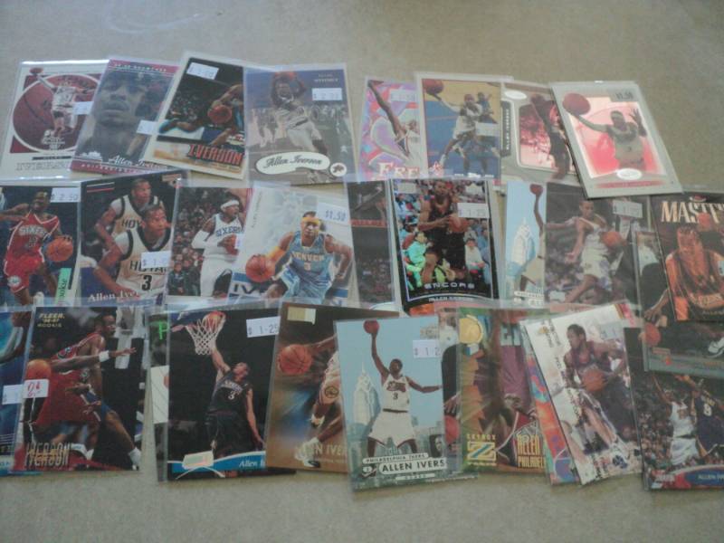 lot 32 image: 30 Allen Iverson Cards...