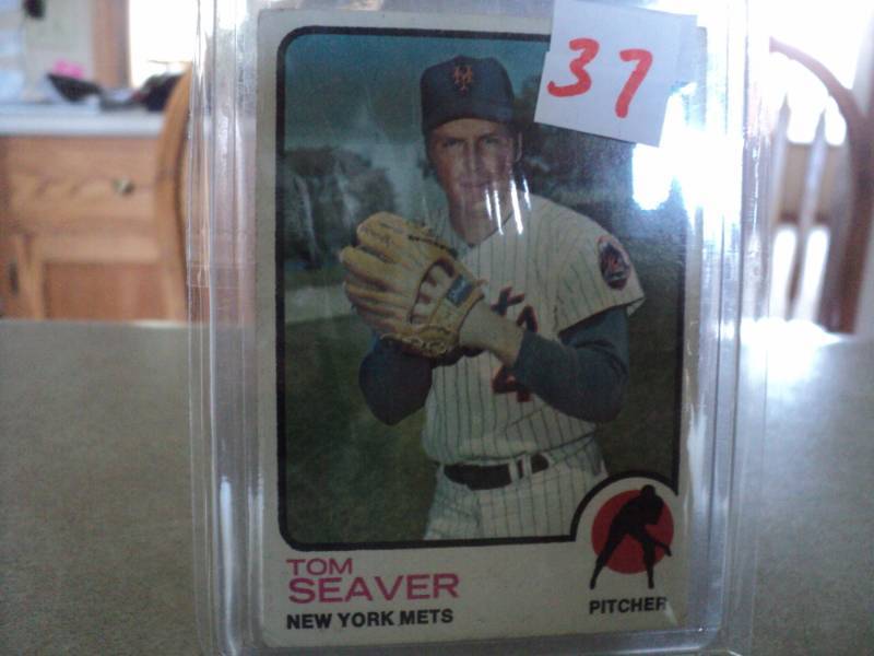 lot 37 image: 1973 Topps Tom Seaver Card...
