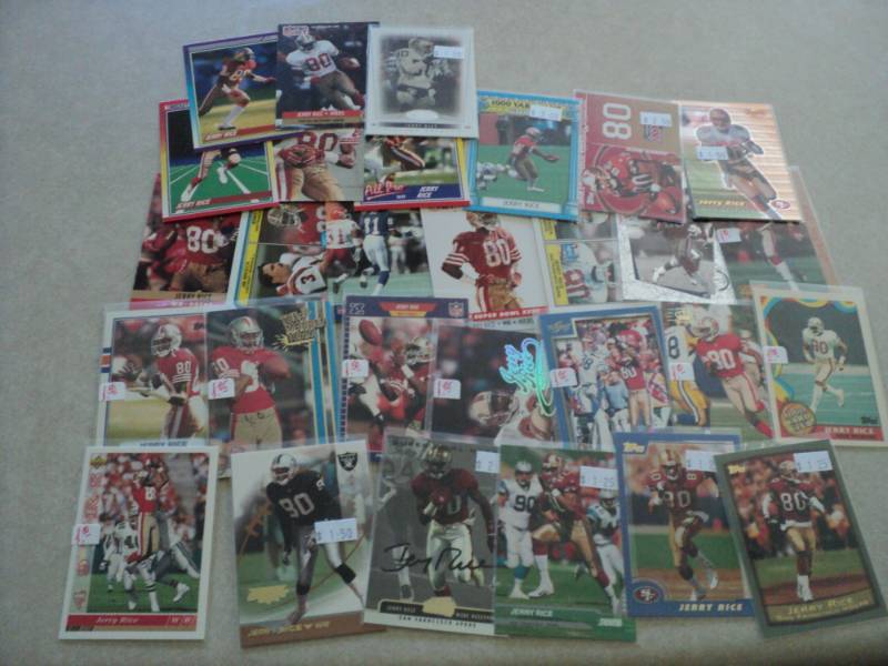 lot 44 image: 30 Jerry Rice Cards...