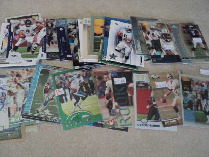 lot 46 image: 40 Steve McNair Cards...