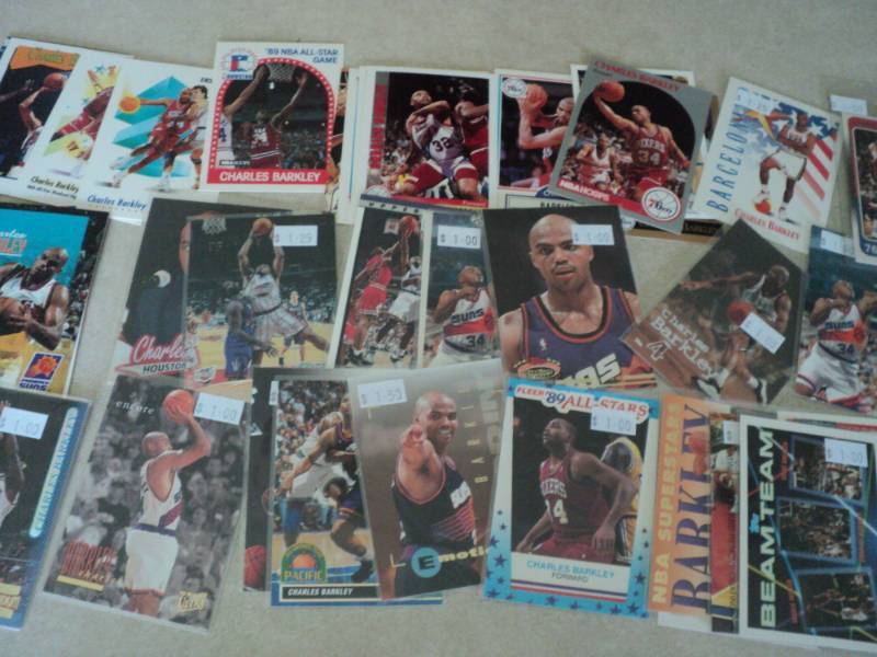 lot 50 image: 40 Charles Barkley Cards...