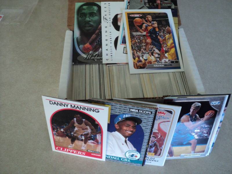 lot 63 image: Box of Basketball Rookie Cards...