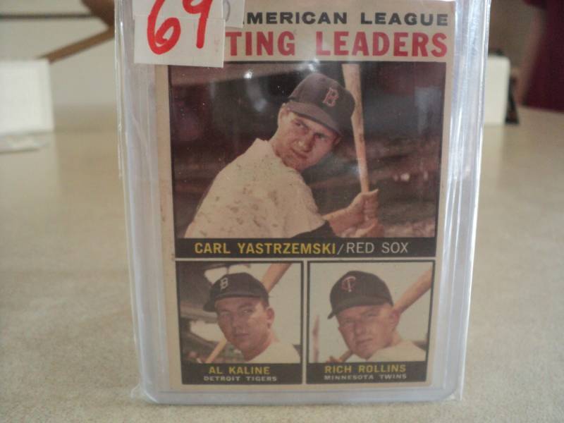 lot 69 image: 1964 Topps Carl Yastrzemski Batting...