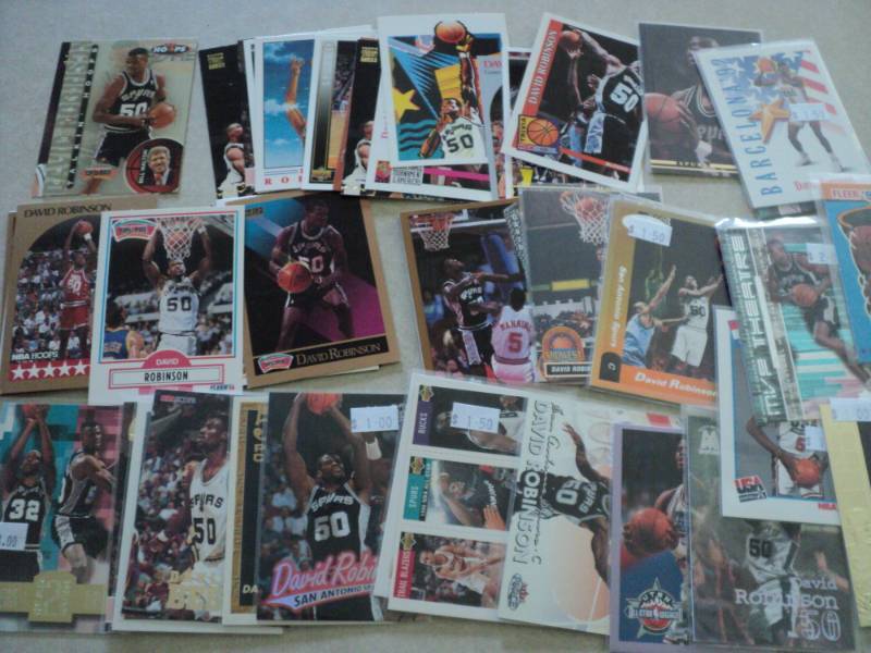 lot 80 image: 50 David Robinson Cards...