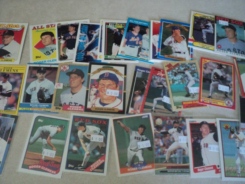 lot 87 image: 40 Rodger Clemens Cards...