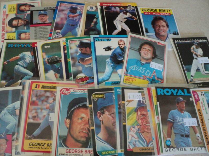 lot 91 image: 40 George Brett Cards...