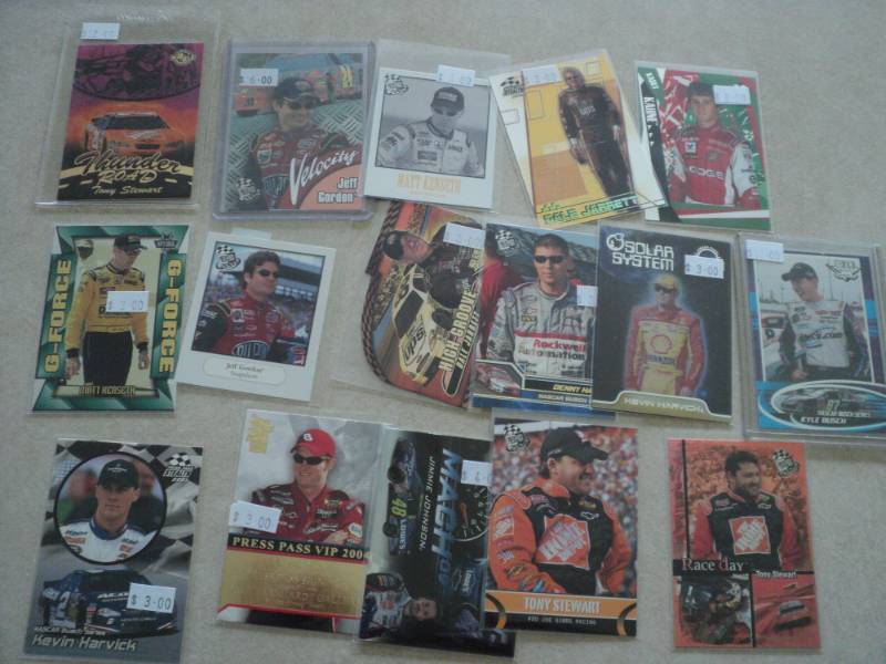 lot 101 image: Nascar Star Cards...