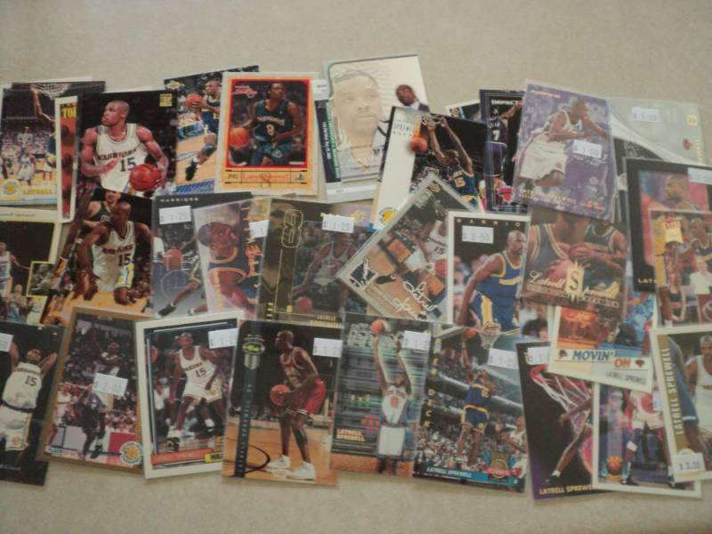 lot 116 image: 40 Latrell Sprewell Cards...