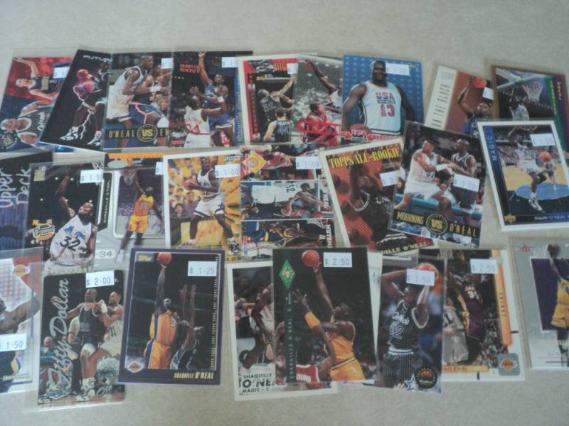 lot 118 image: 25 Shaquille ONeal Cards...