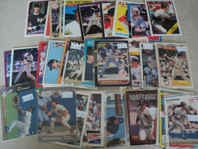 lot 122 image: 40 Don Mattingly Cards...