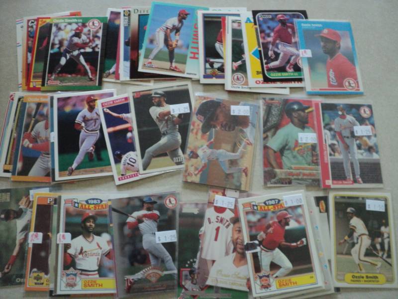 lot 124 image: 50 Ozzie Smith Cards...