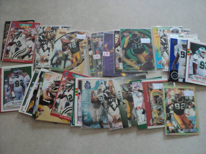 lot 129 image: 50 Reggie White Cards...