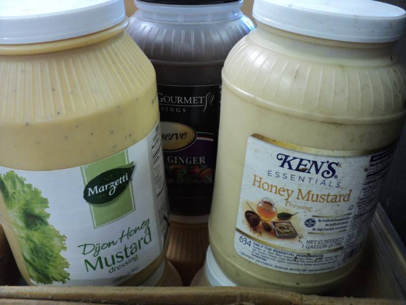 lot 146 image: 1 Gallon each- Ginger, Dijon Honey ...
