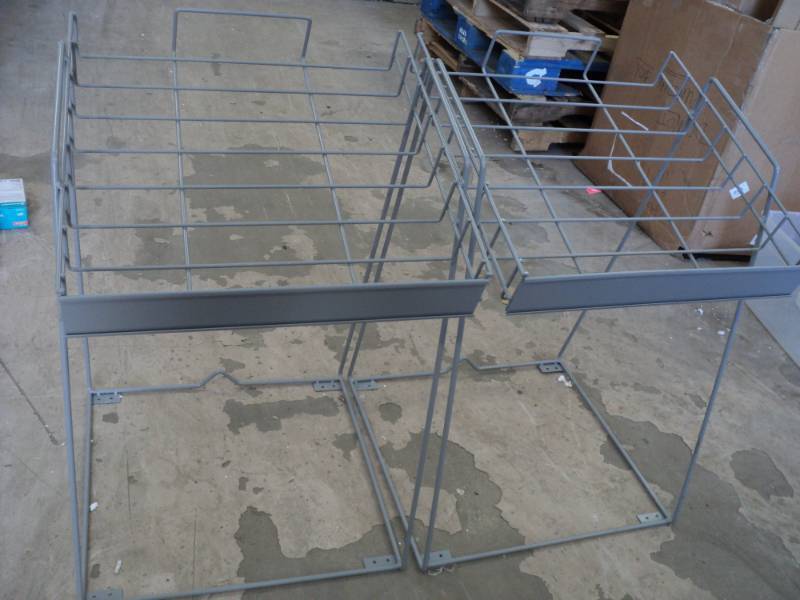 lot 158 image: 2 Metal Store Displays 22 x 33...