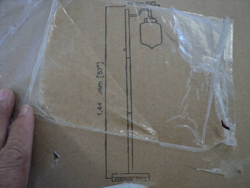 lot 160 image: Kenroy Home Floor Lamp with Glass S...