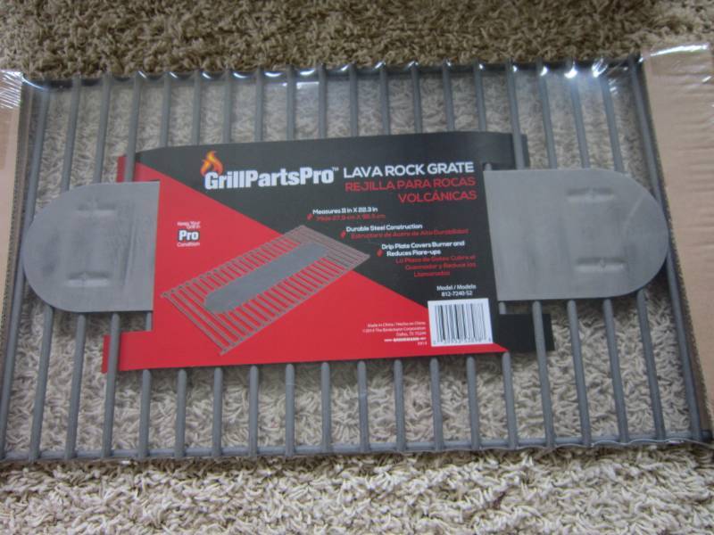 lot 433 image: Case of replacement gas grill lava rock grates