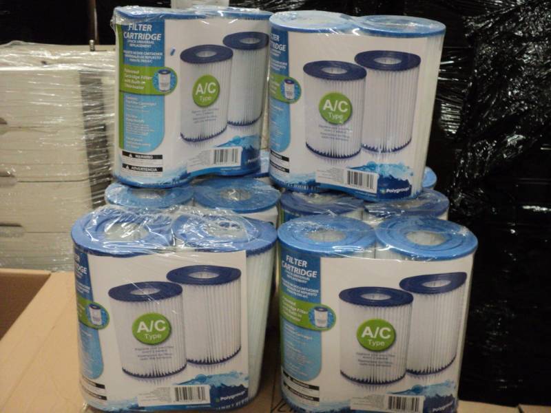 lot 207 image: Set of 8 AC Type Pool Filters...