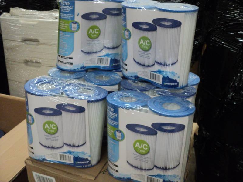 lot 208 image: Set of 8 AC Type Pool Filters...