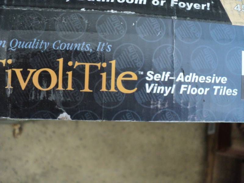 lot 271 image: Tivoli tile Self Adhesive Vinyl Flo...