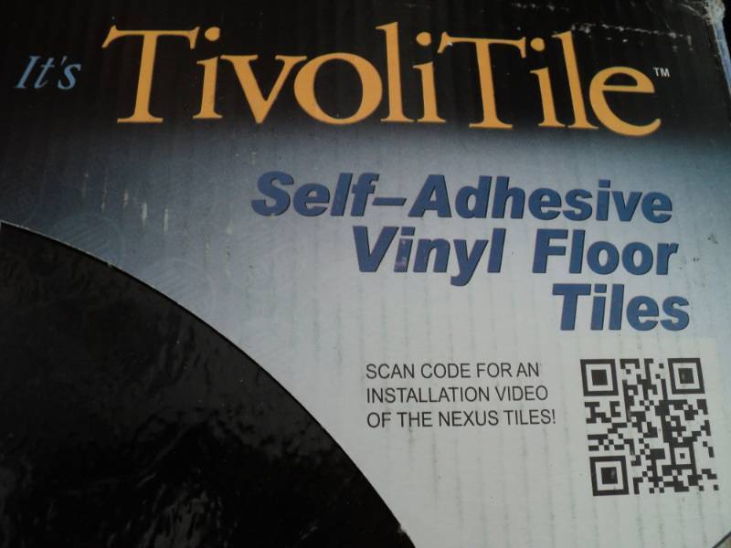 lot 272 image: Tivoli tile Self Adhesive Vinyl Flo...