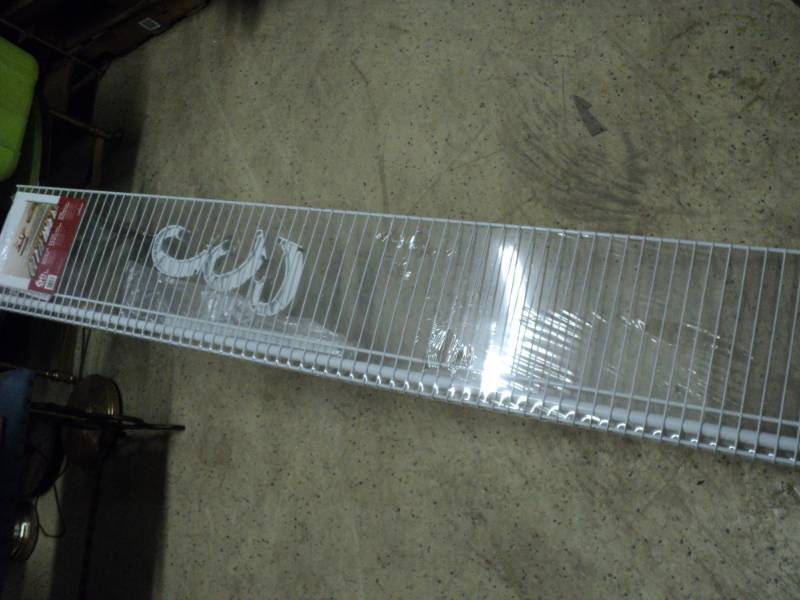 lot 288 image: Closet maid Super Slide 6 ft Shelf ...