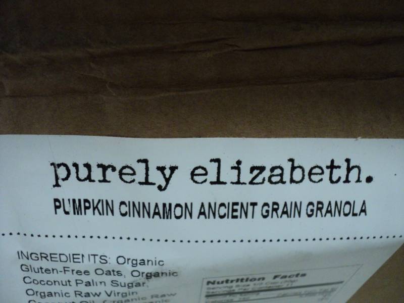 lot 303 image: 1 - 20 lb. box of Purely Elizabeth ...