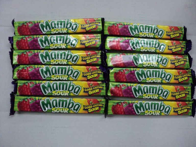 lot 331 image: 12 Mamba Sour Fruit Chews...