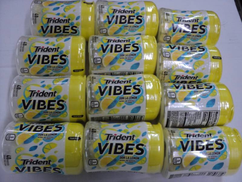 lot 337 image: 12 Trident Vibes OohLaLemon, 40 pcs...