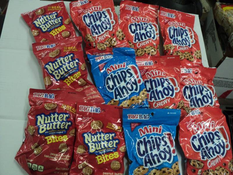 lot 339 image: 12 Bags NutterButter Bites and Chip...