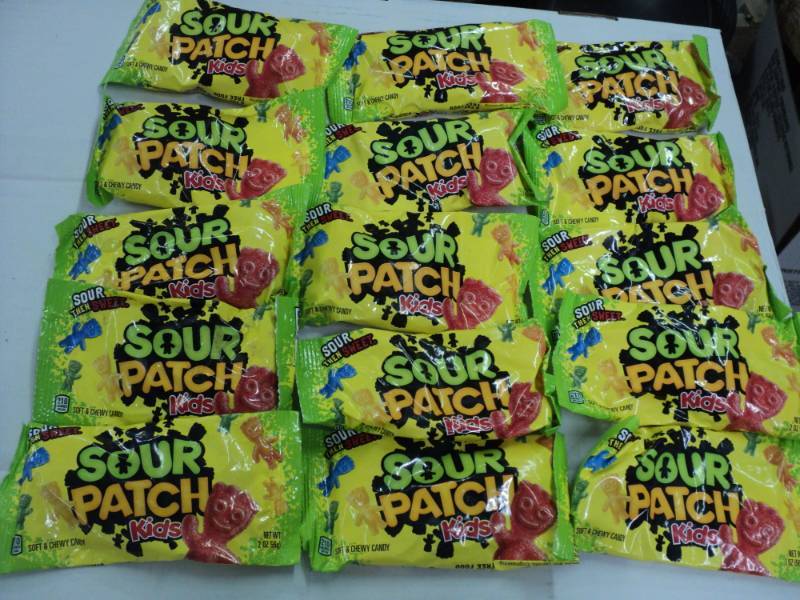 lot 347 image: 15 Bags Sour Patch Kids...