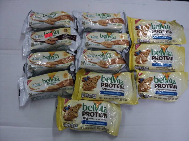 lot 350 image: 7 Belvita Breakfast Bars and 5 Belv...