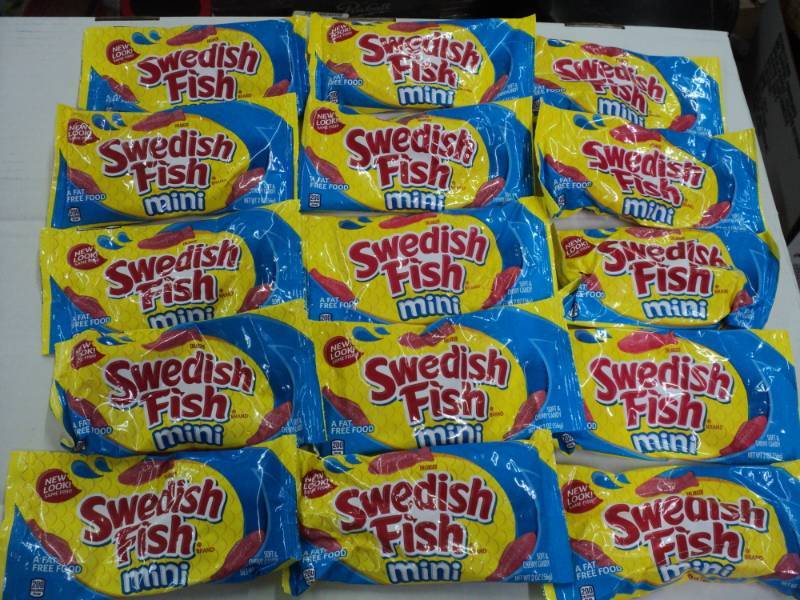 lot 359 image: 15 Bags Swedish Fish Minis...