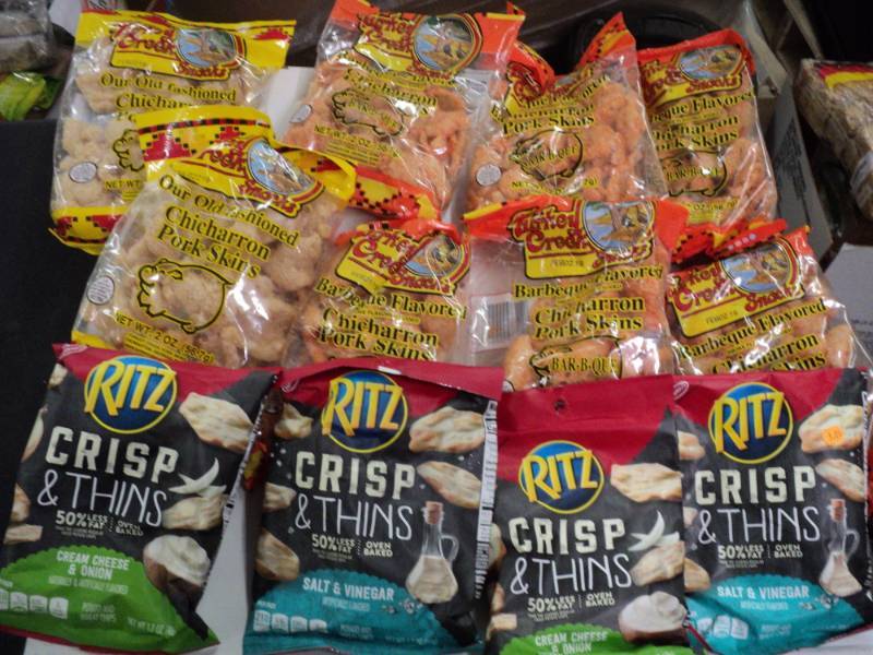 lot 366 image: 8 Turkey Creek PorkSkins and 4 Ritz...