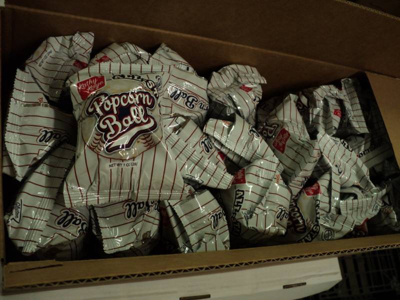 lot 374 image: Case of 48 Kathy Kaye Popcorn Balls...