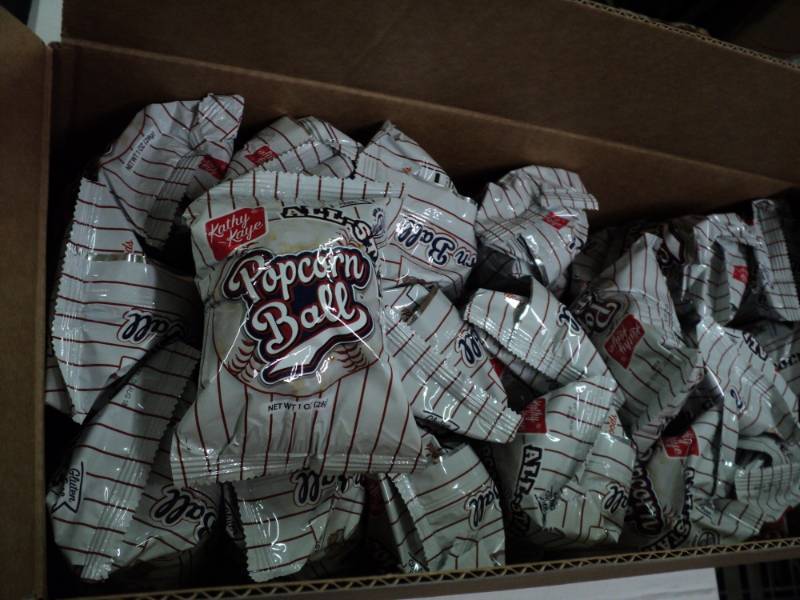 lot 375 image: Case of 48 Kathy Kaye Popcorn Balls...