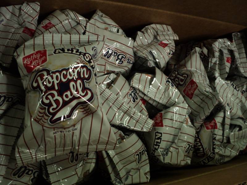 lot 376 image: Case of 48 Kathy Kaye Popcorn Balls...