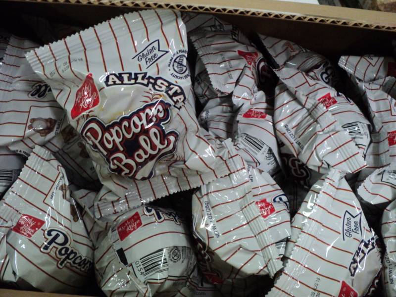 lot 377 image: Case of 48 Kathy Kaye Popcorn Balls...