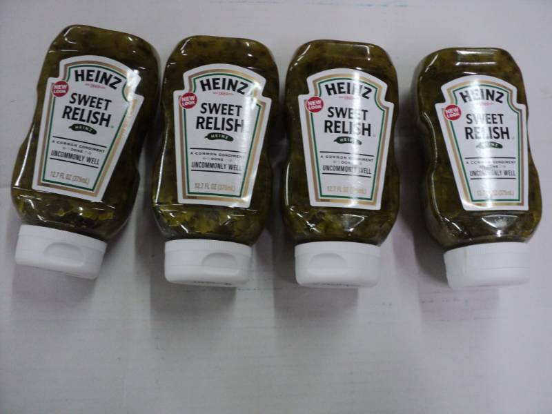 lot 381 image: 6 Bottles Heinz Sweet Relish...