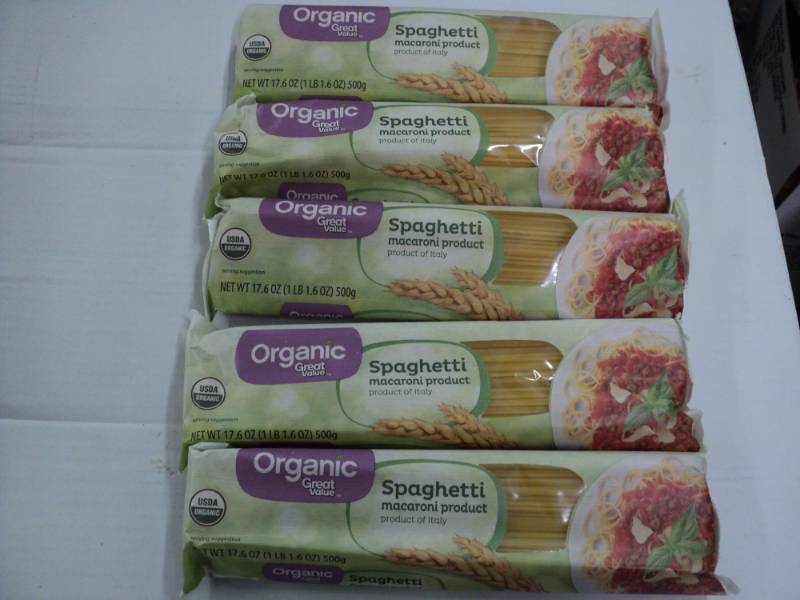 lot 392 image: 5 Packages Organic Spaghetti from I...