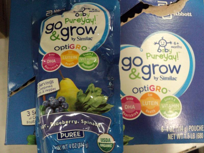 lot 401 image: 24 Pouches Go and Grow PureYay by S...