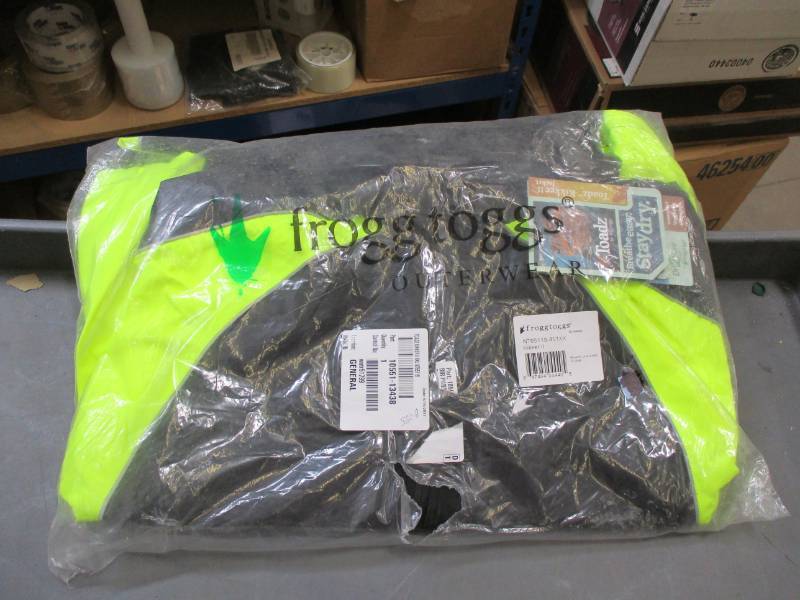 Toadz Hi Vis Rain Jacket