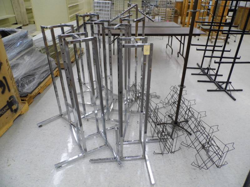 lot 29 image: Assorted 4-Way Racks - Spinner