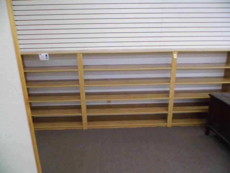 lot 31 image: Wooden Shelving