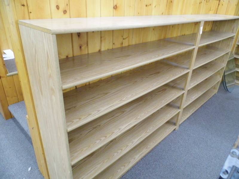 lot 34 image: Wooden Shelving