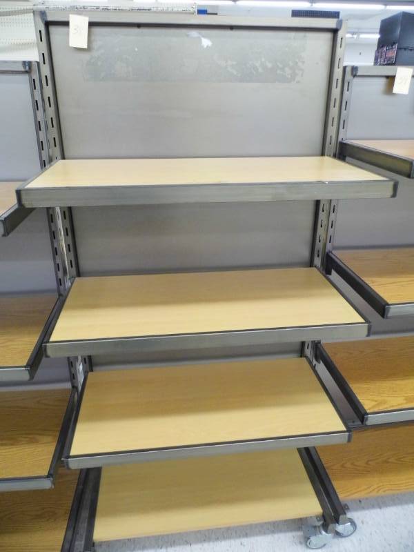 lot 38 image: Double Sided Rolling Rack