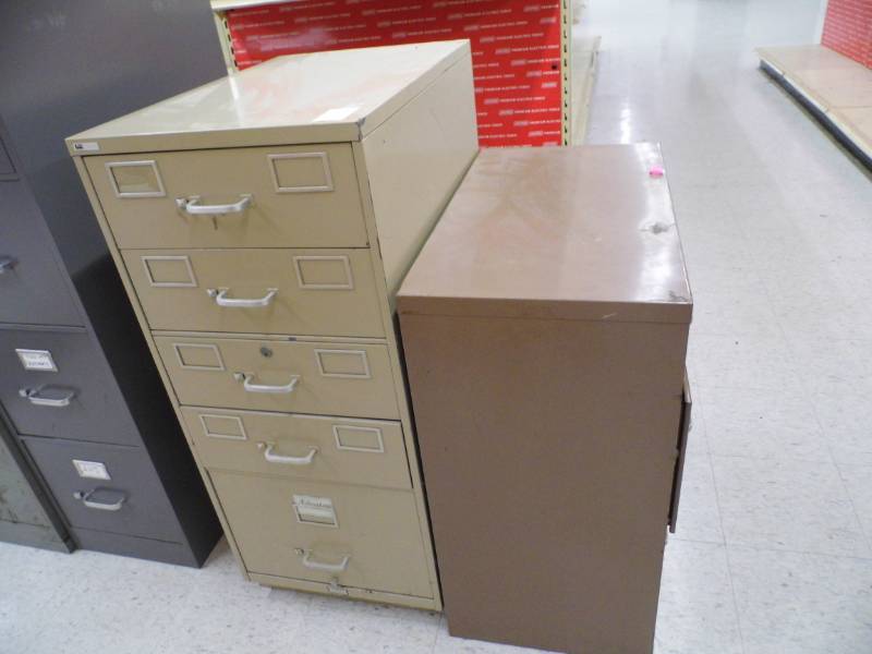 lot 53 image: Lot of 2 File Type Cabinets