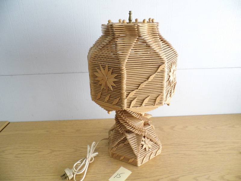 Popsicle Stick Lamp