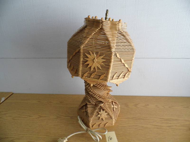 Popsicle Stick Lamp
